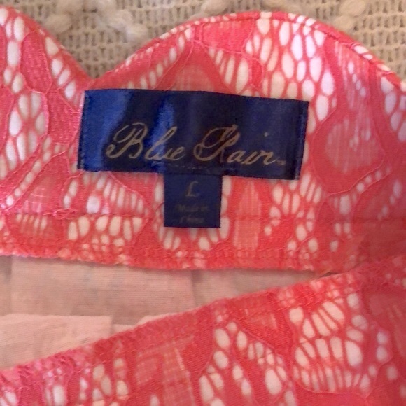 Blue Rain Coral Lace Skirt - L - Picture 10 of 12